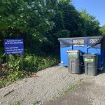 Glass Recycling Dumpster