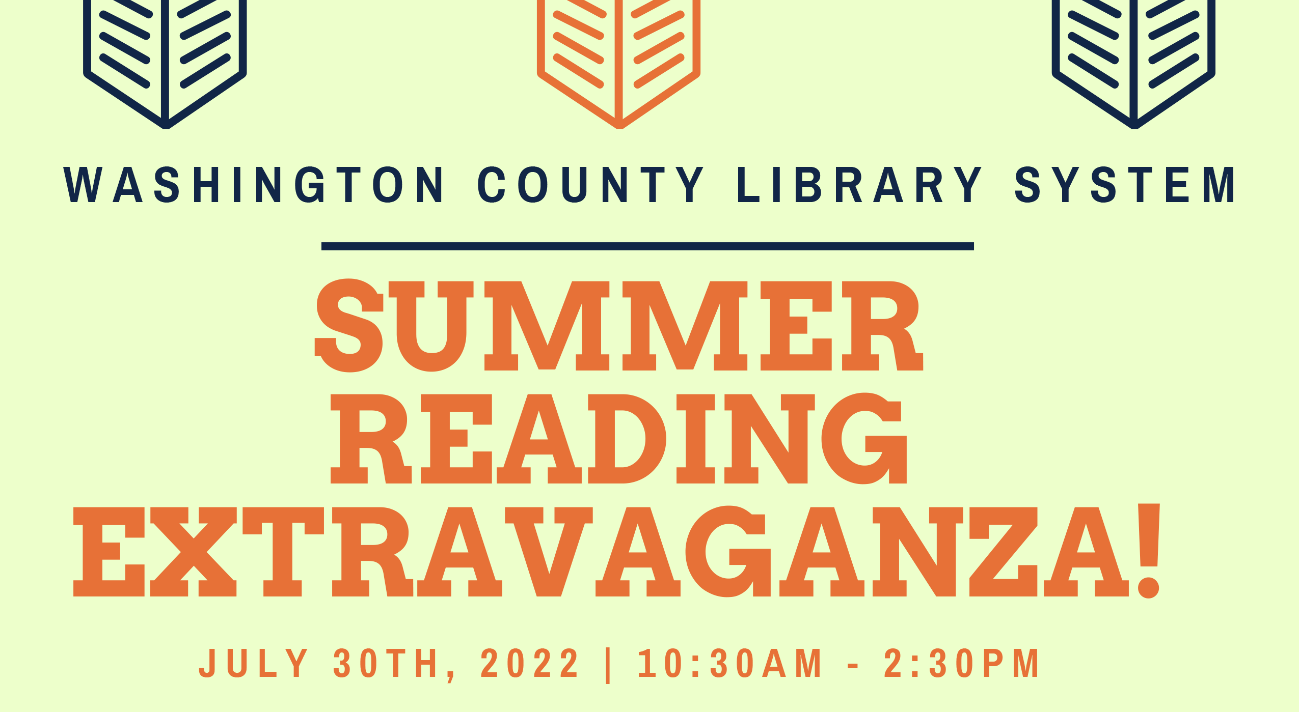 Summer Reading Extravaganza! - Borough of East Washington, PA