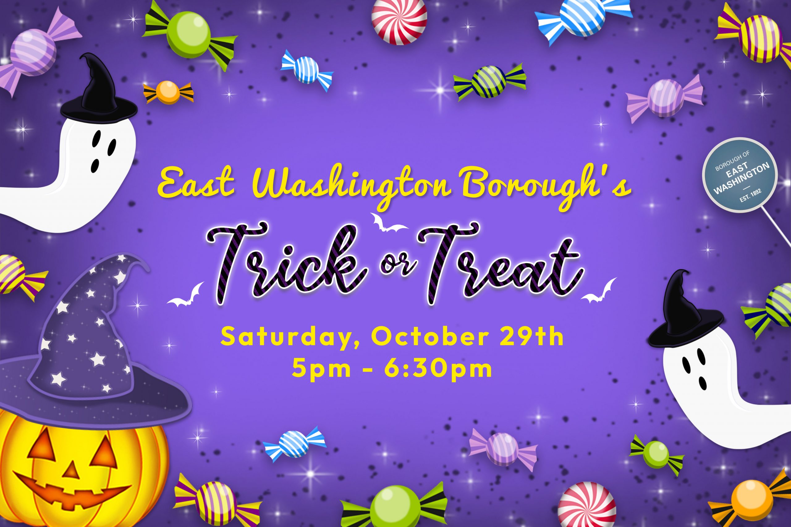 Halloween 2022 TrickorTreat Borough of East Washington, PA