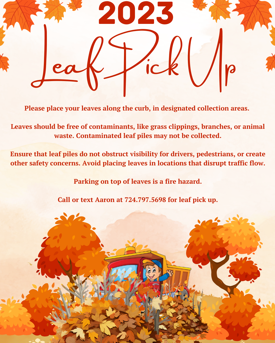 Fall clear bag leaf pick-up program coming soon