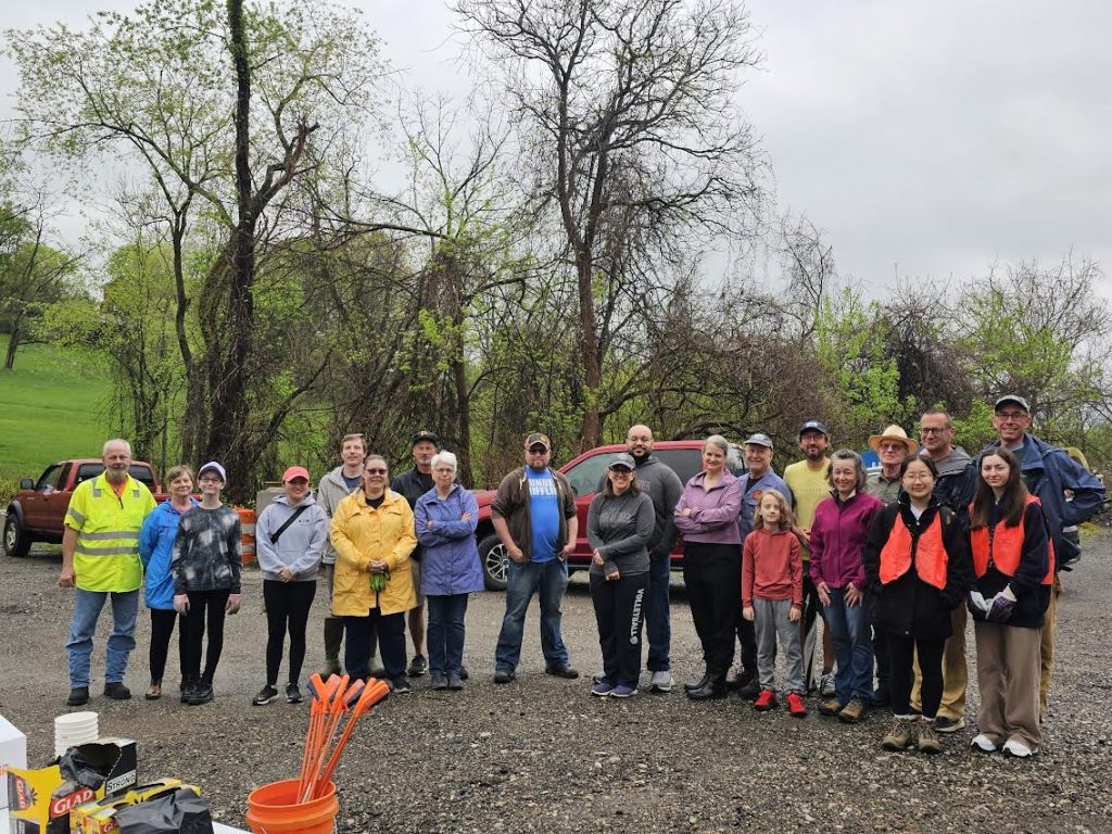 Volunteers for the 2025 Clean Up Day