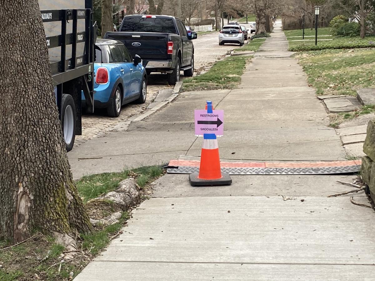 Netflix set for The Chair filming in the Borough of East Washington