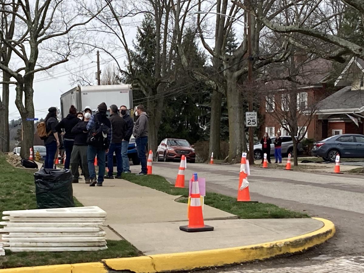 Netflix set for The Chair filming in the Borough of East Washington